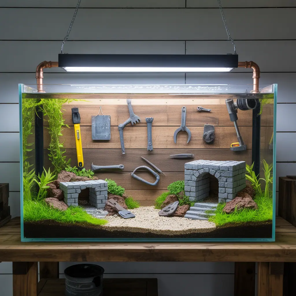 10 gallon fish tank themes