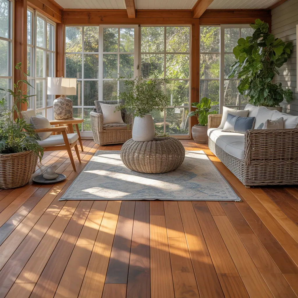 3 season room flooring ideas