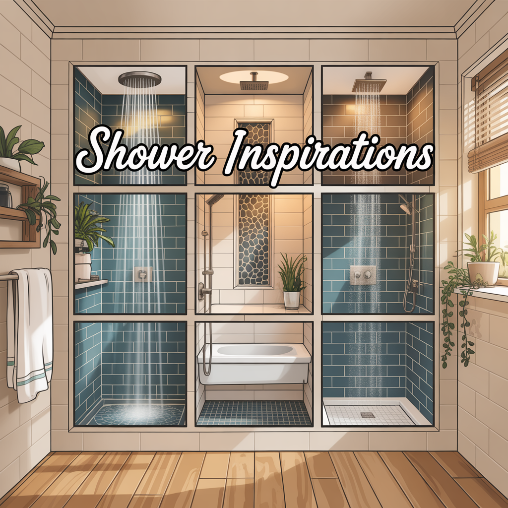 3x5 showers ideas