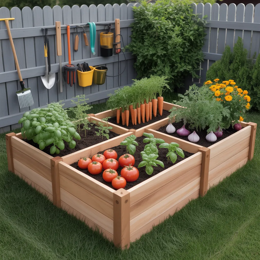4x8 raised bed outdoor vegetable garden layout ideas companion plants