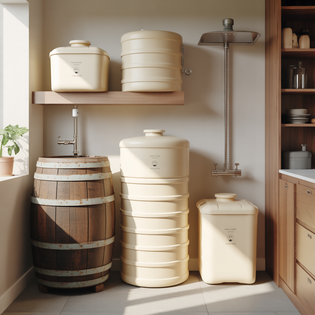 5 ideas for home water storage