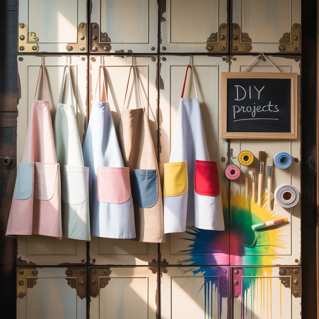 apron ideas display