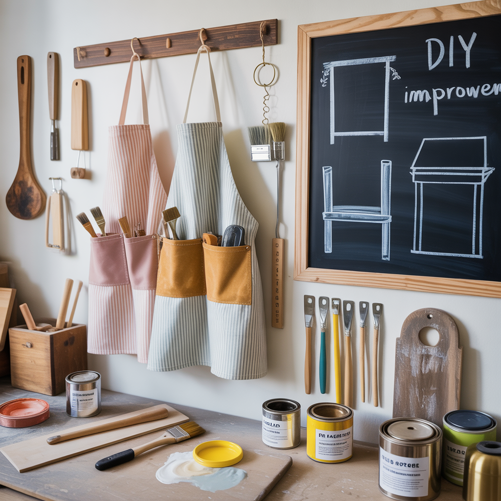 apron ideas display