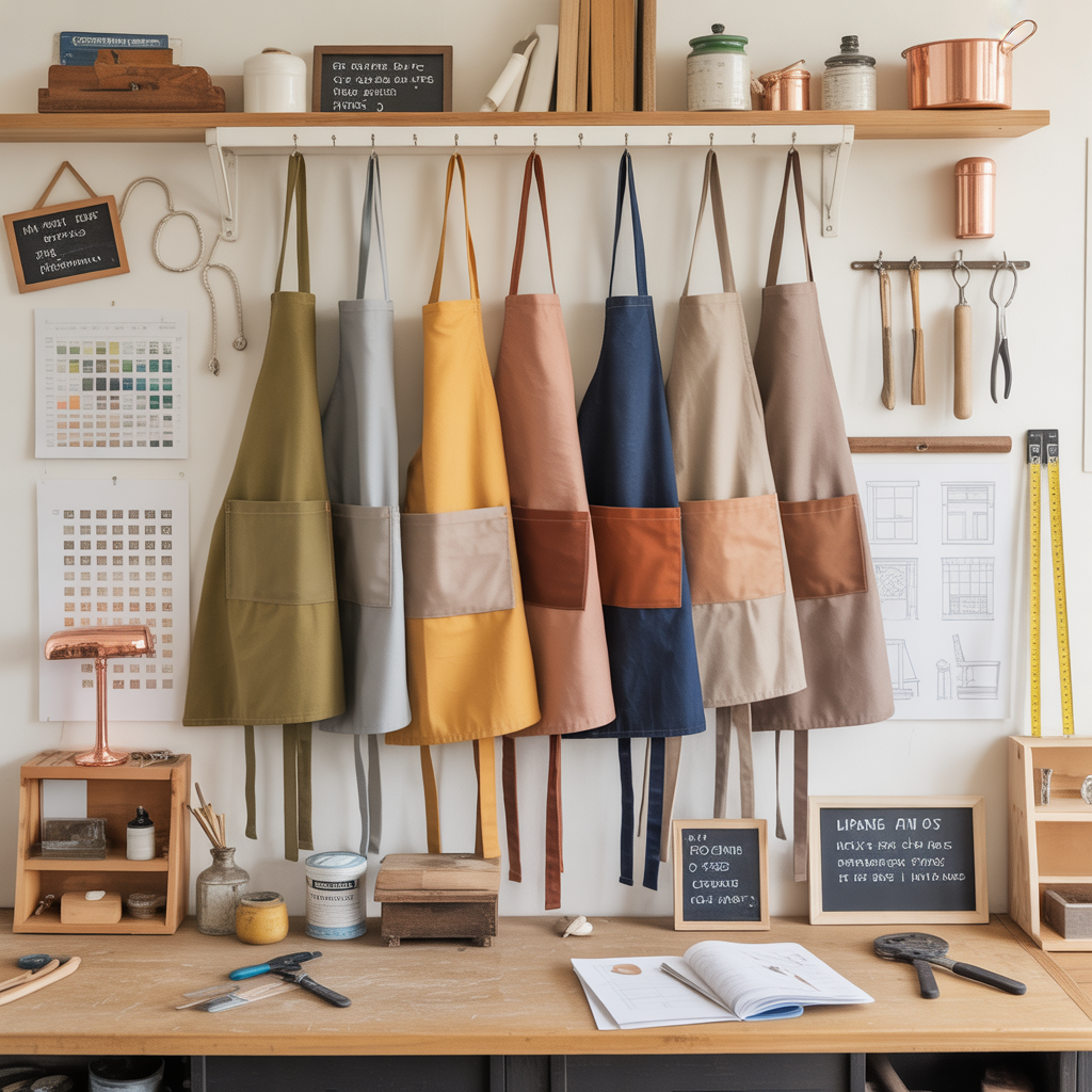 apron ideas display