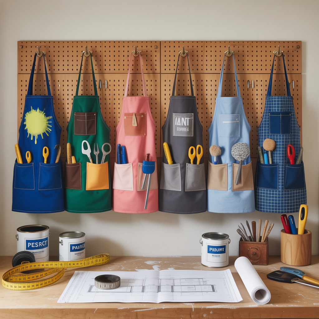 apron ideas display