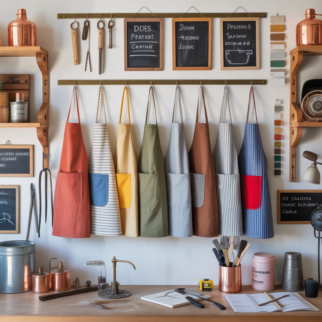 apron ideas display