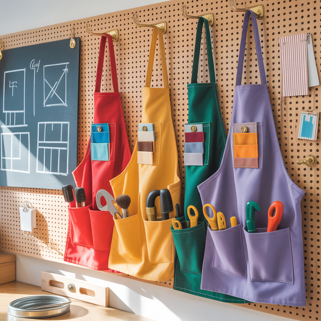 apron ideas display