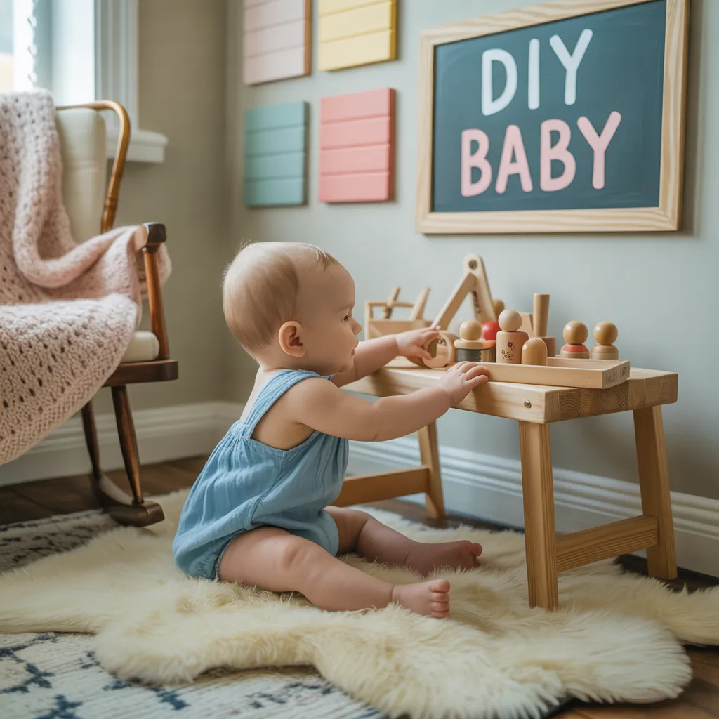 at home baby photoshoot inspiration