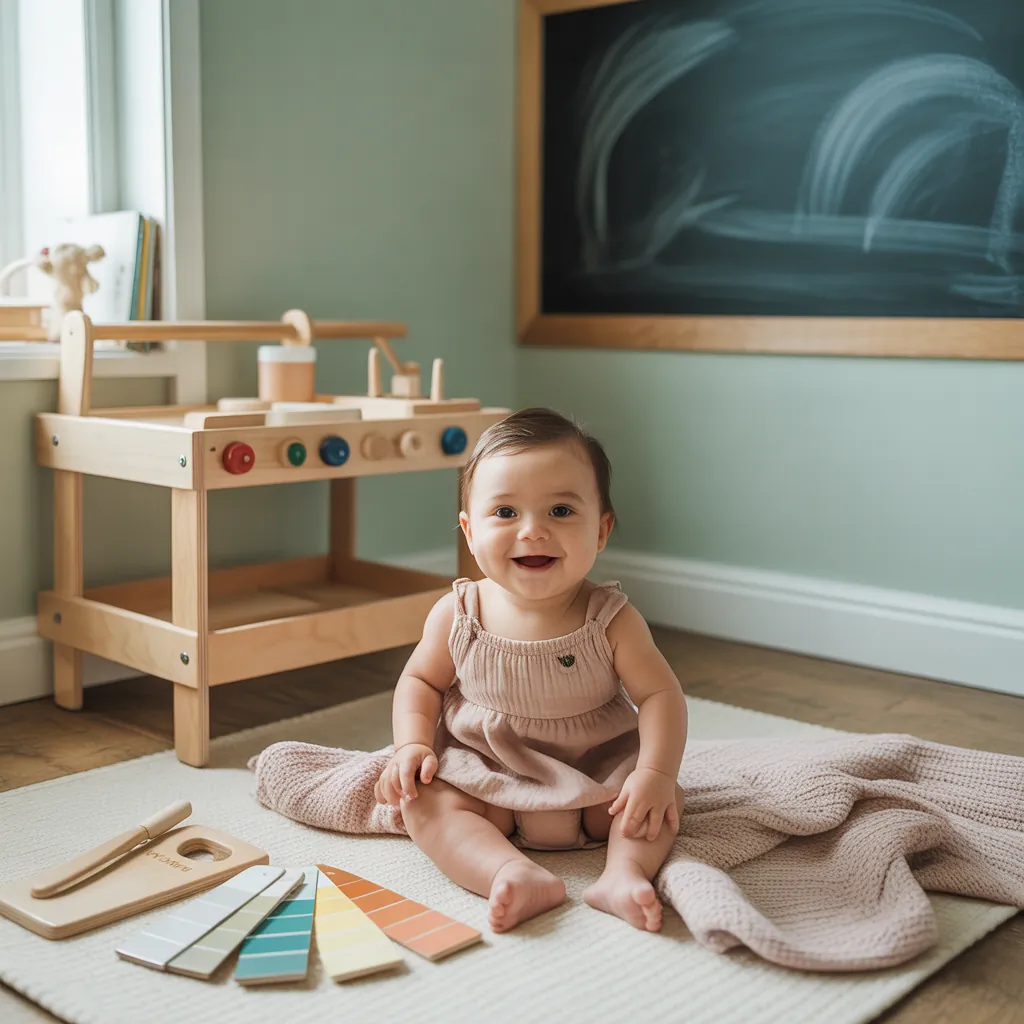 at home baby photoshoot inspiration