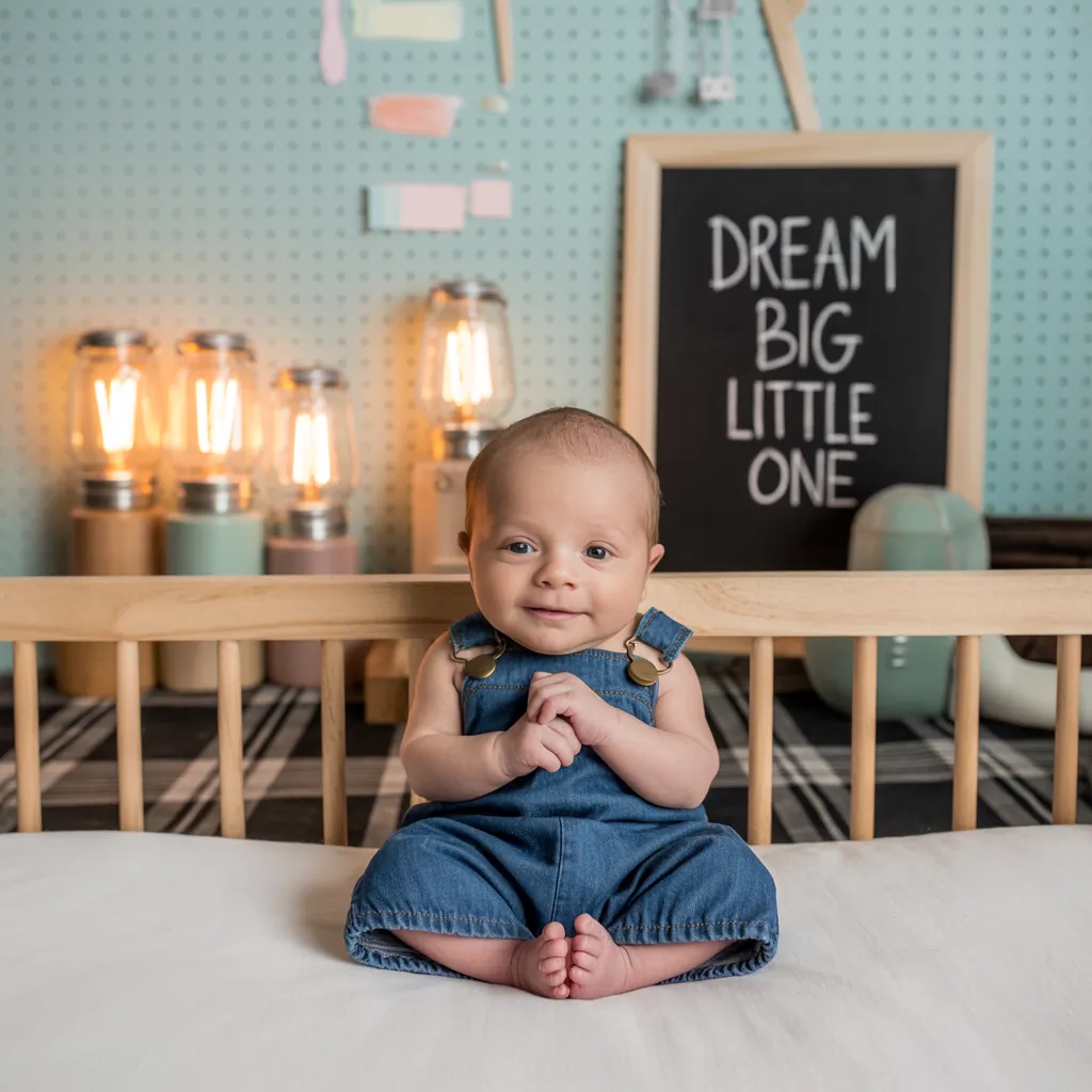 at home baby photoshoot inspiration