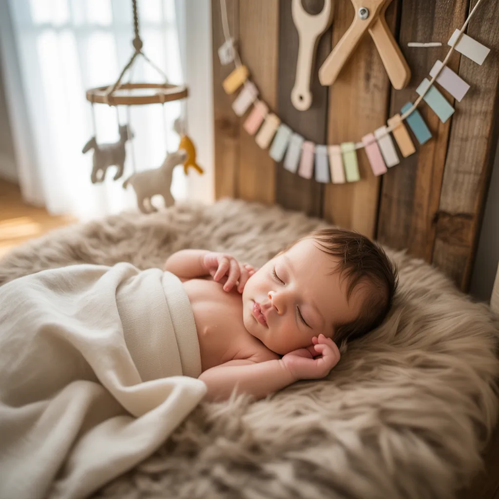 at home baby photoshoot inspiration