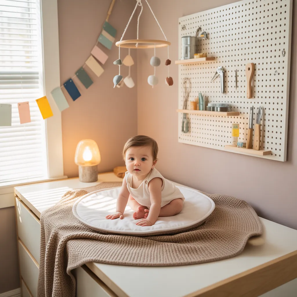 at home baby photoshoot inspiration