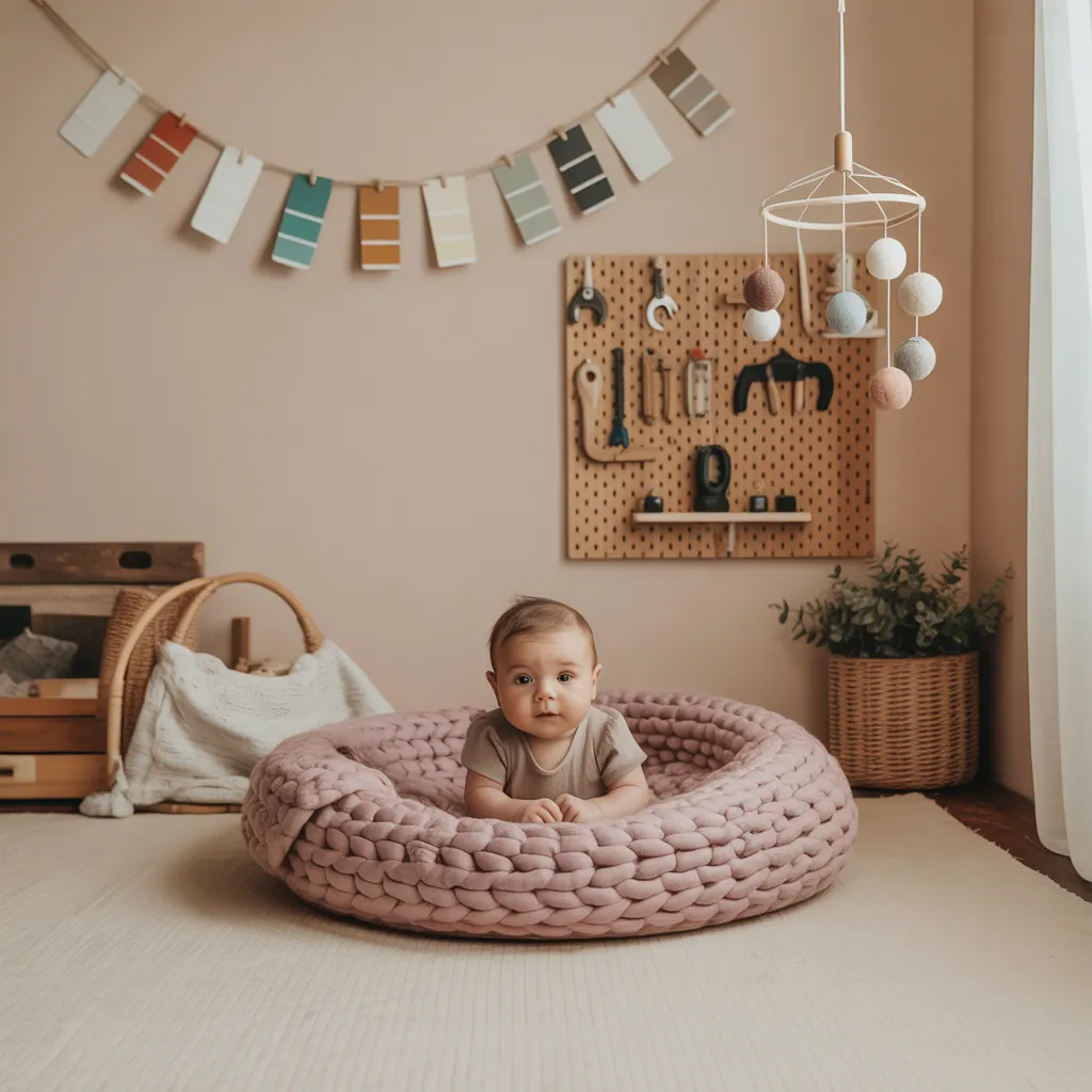 at home baby photoshoot inspiration
