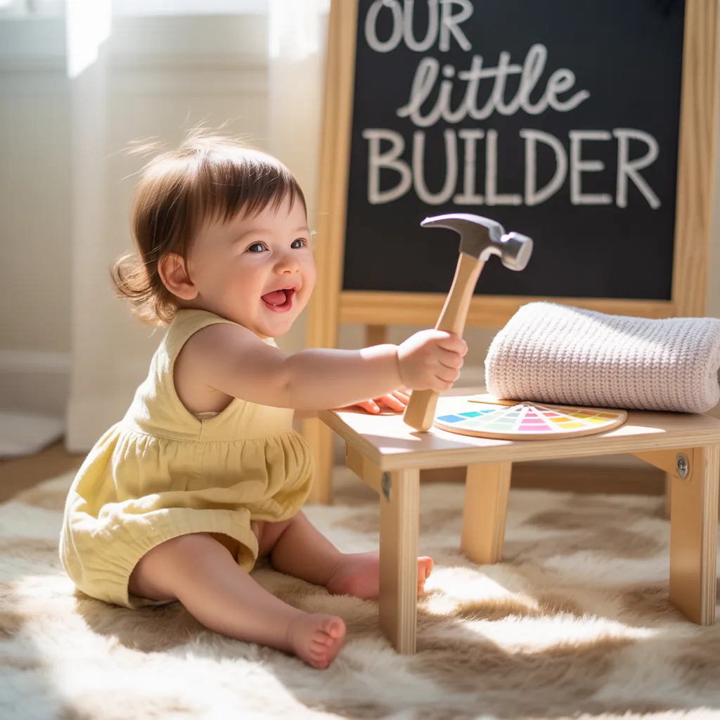 at home baby photoshoot inspiration