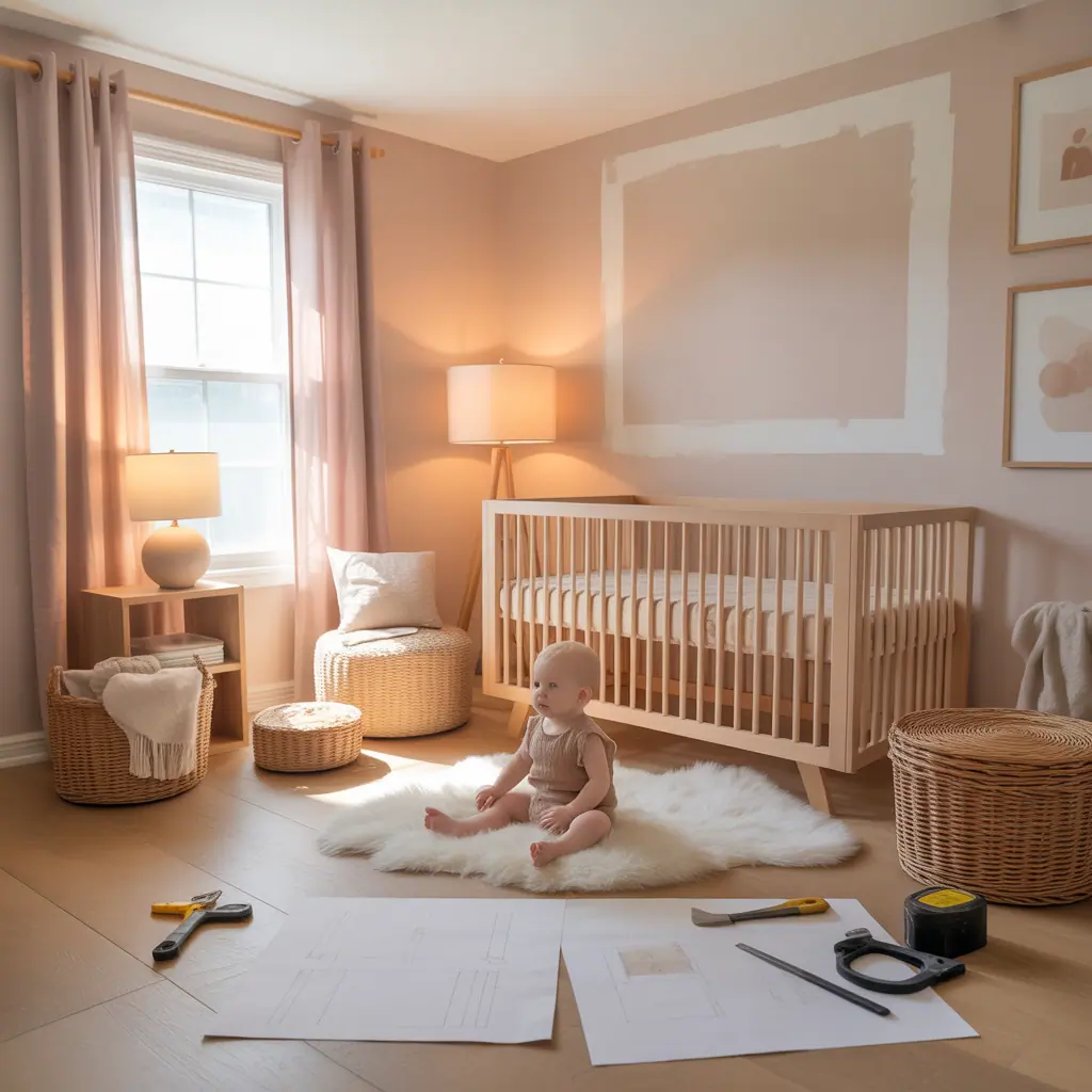 at home baby photoshoot inspiration