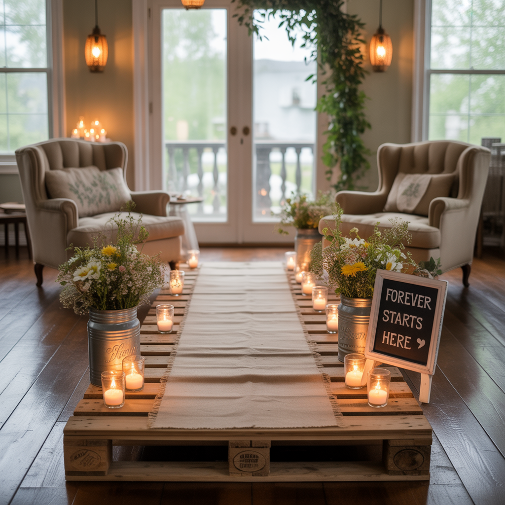 at home wedding ideas on a budget