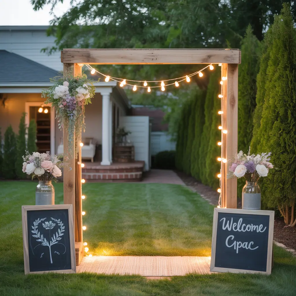 at home wedding ideas on a budget
