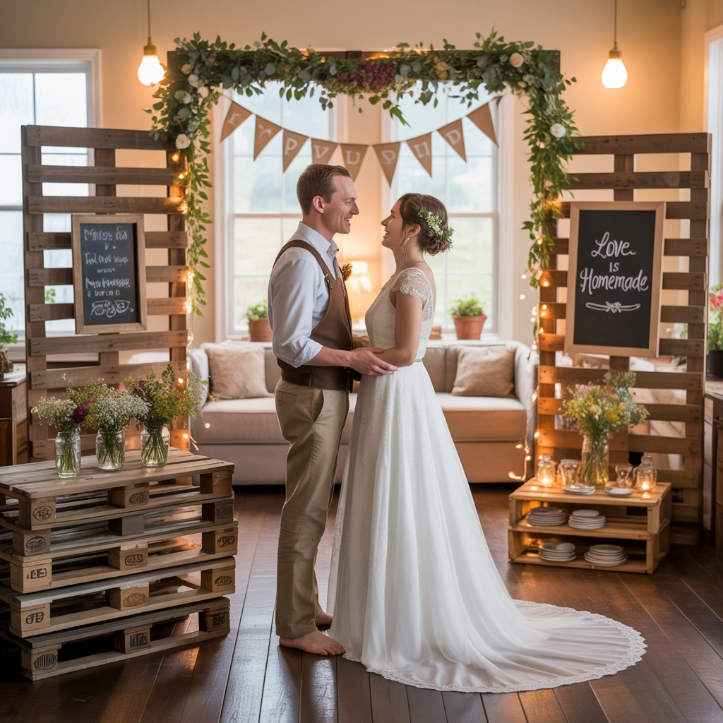 at home wedding ideas on a budget