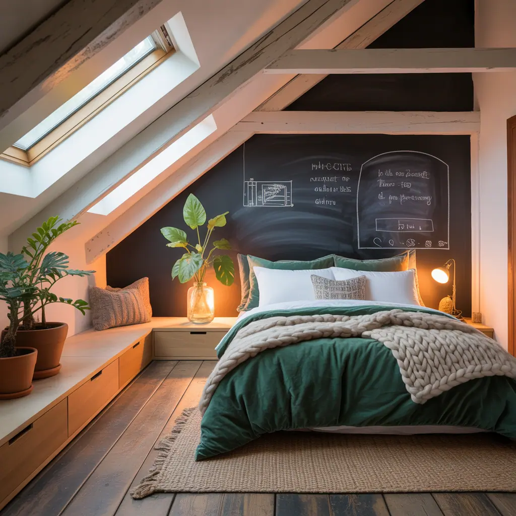 attic bedroom idea