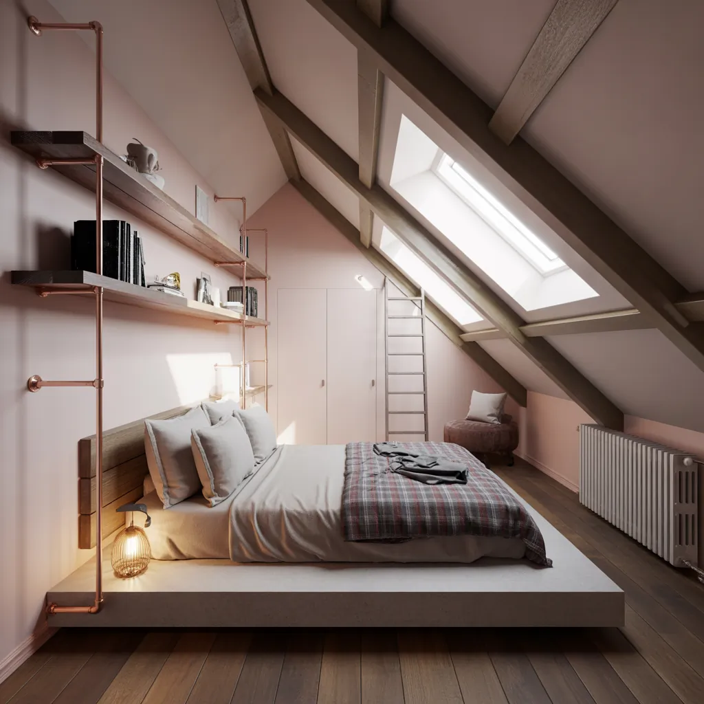 attic bedroom idea