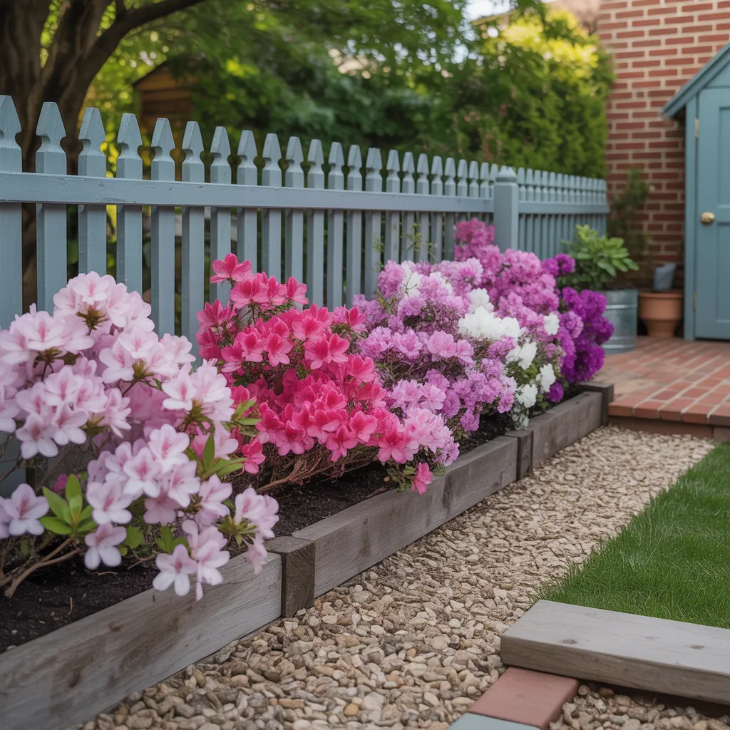 azalea flower bed ideas