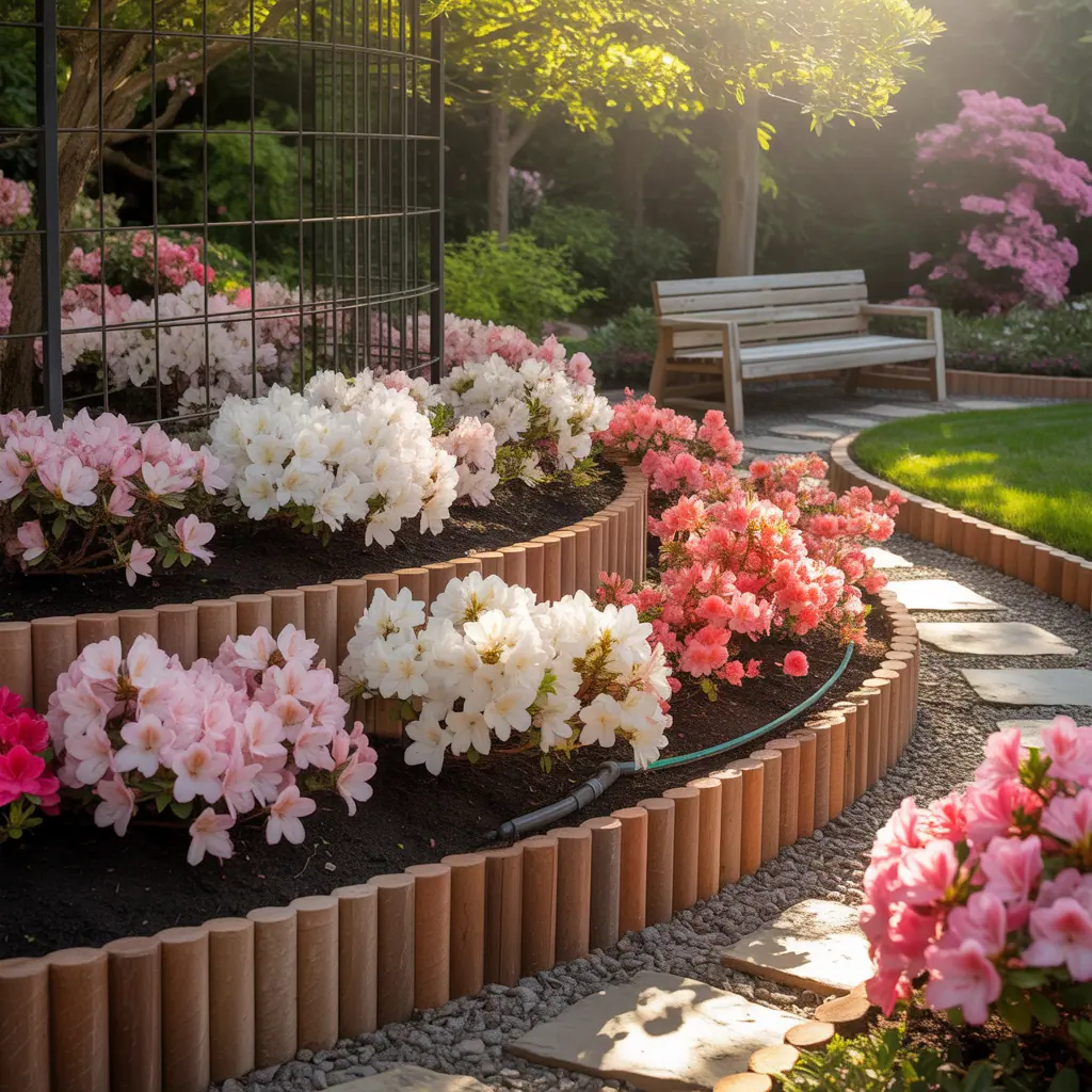 azalea flower bed ideas
