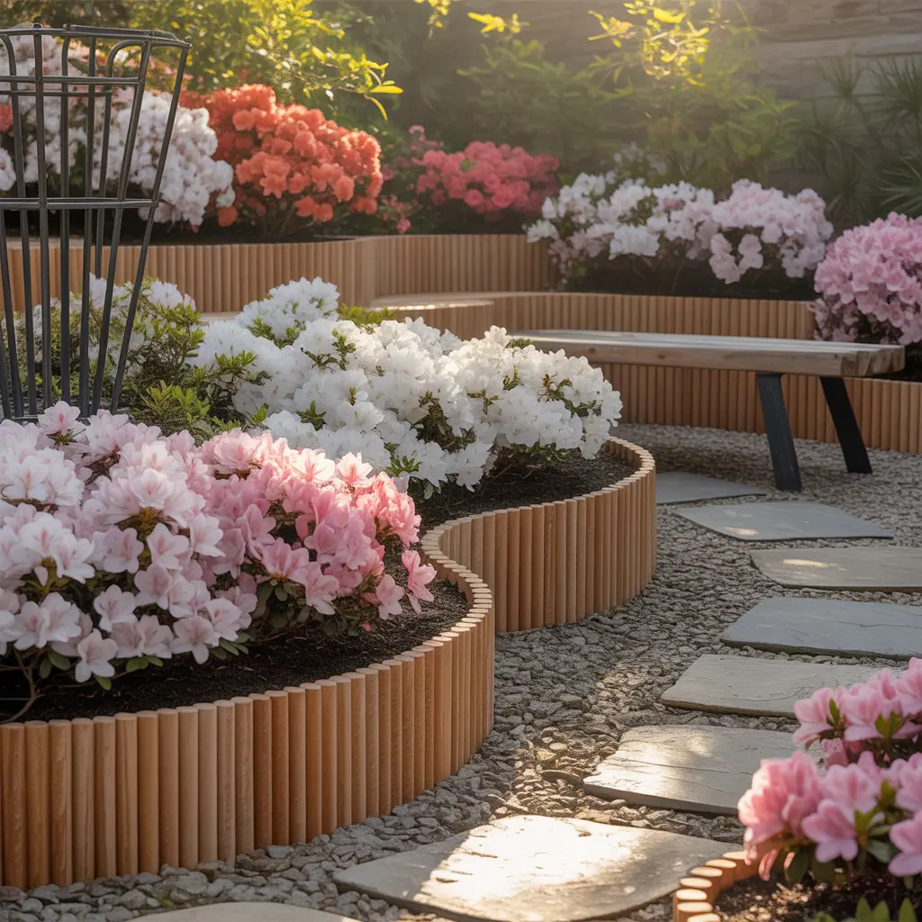 azalea flower bed ideas