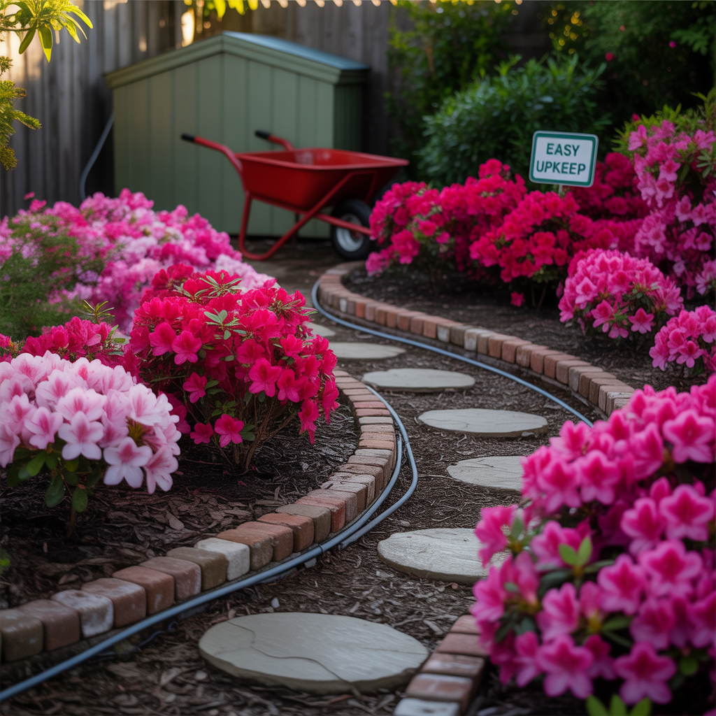 azalea flower bed ideas