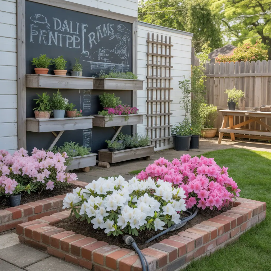 azalea flower bed ideas