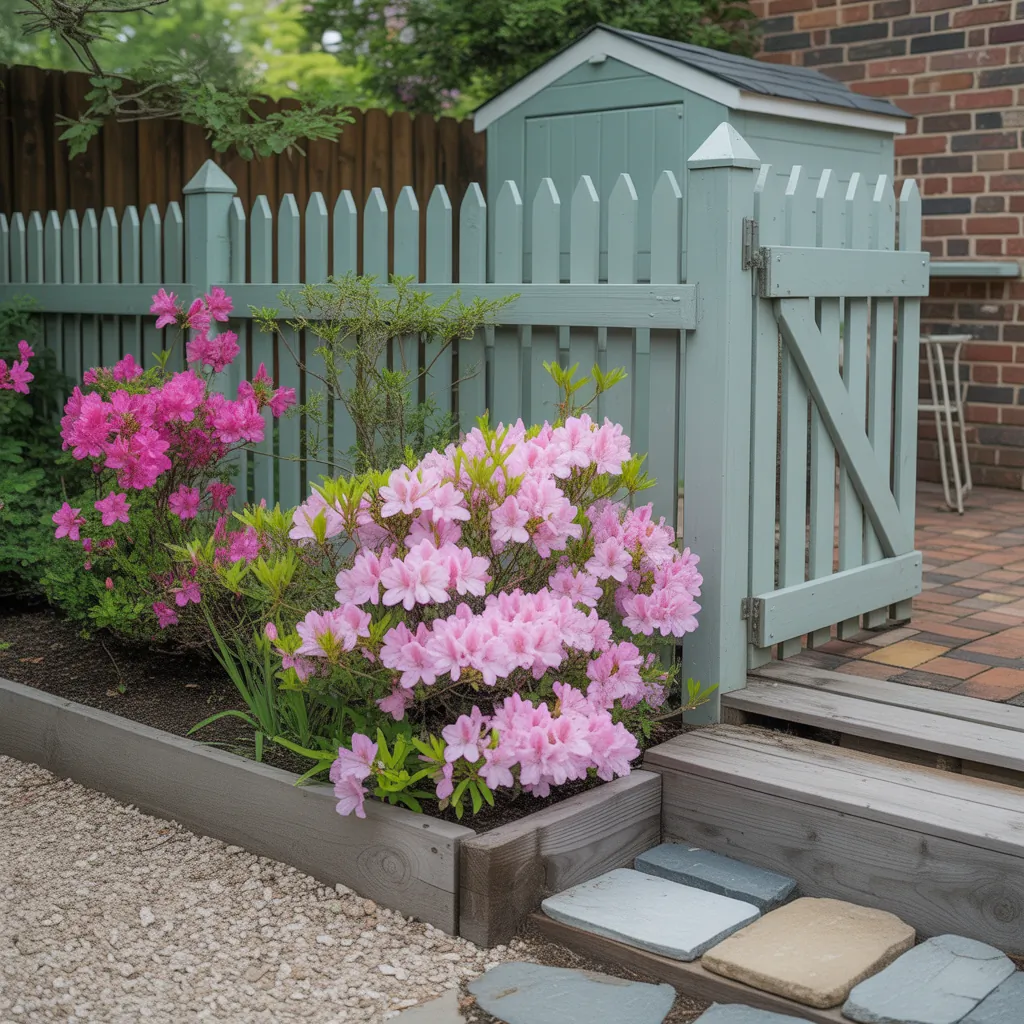 azalea flower bed ideas