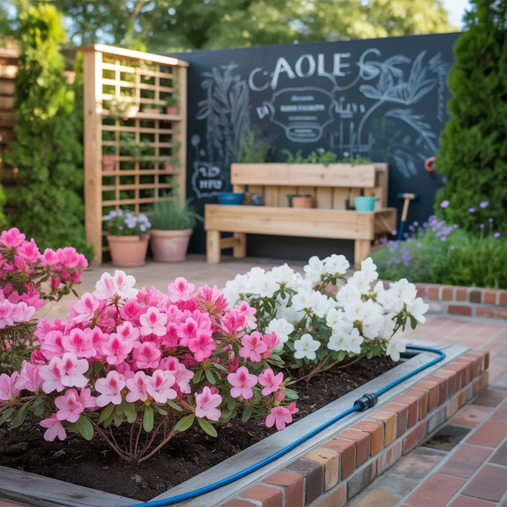 azalea flower bed ideas