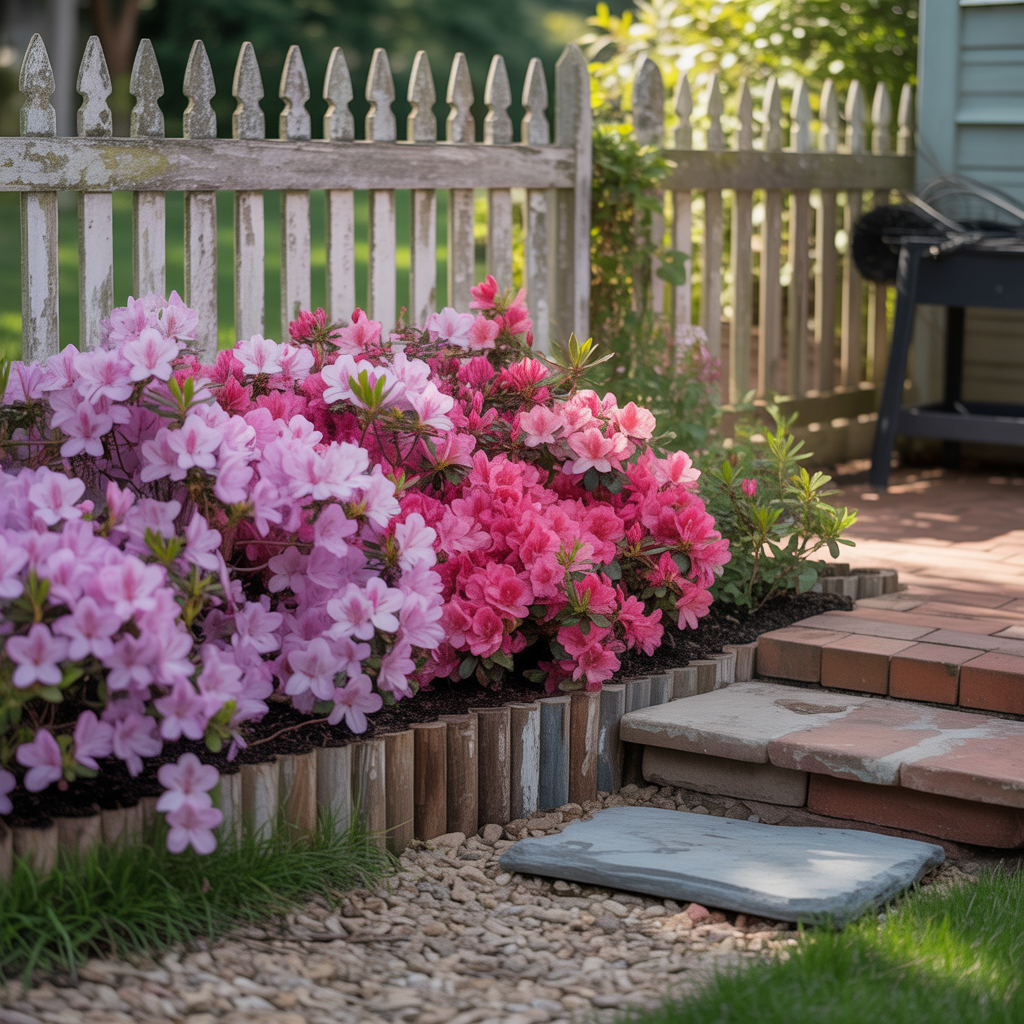 azalea flower bed ideas