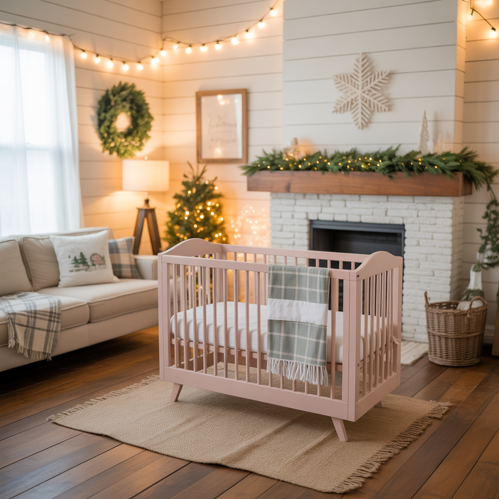 baby christmas photoshoot home ideas