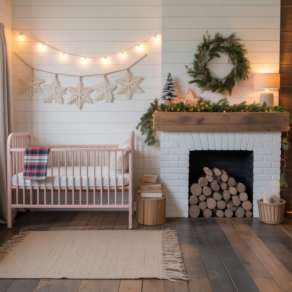 baby christmas photoshoot home ideas