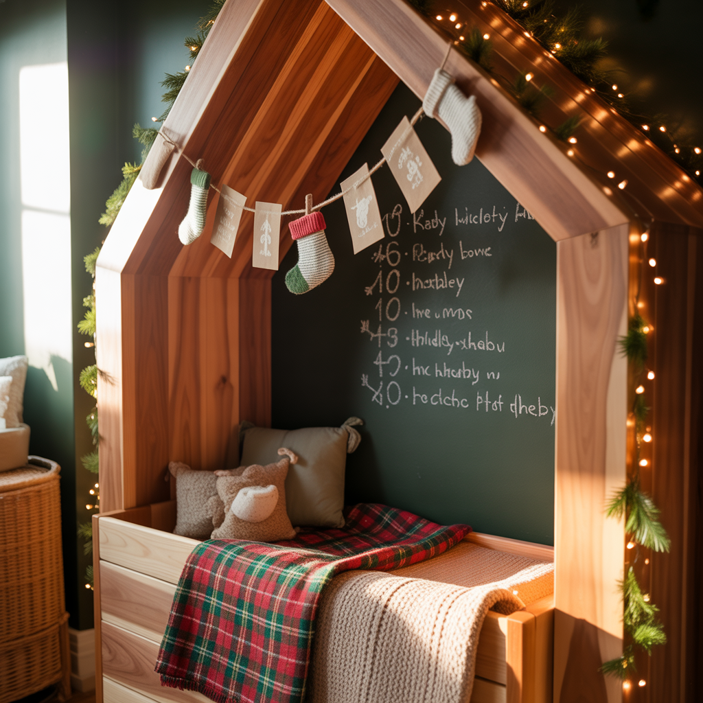baby christmas photoshoot home ideas
