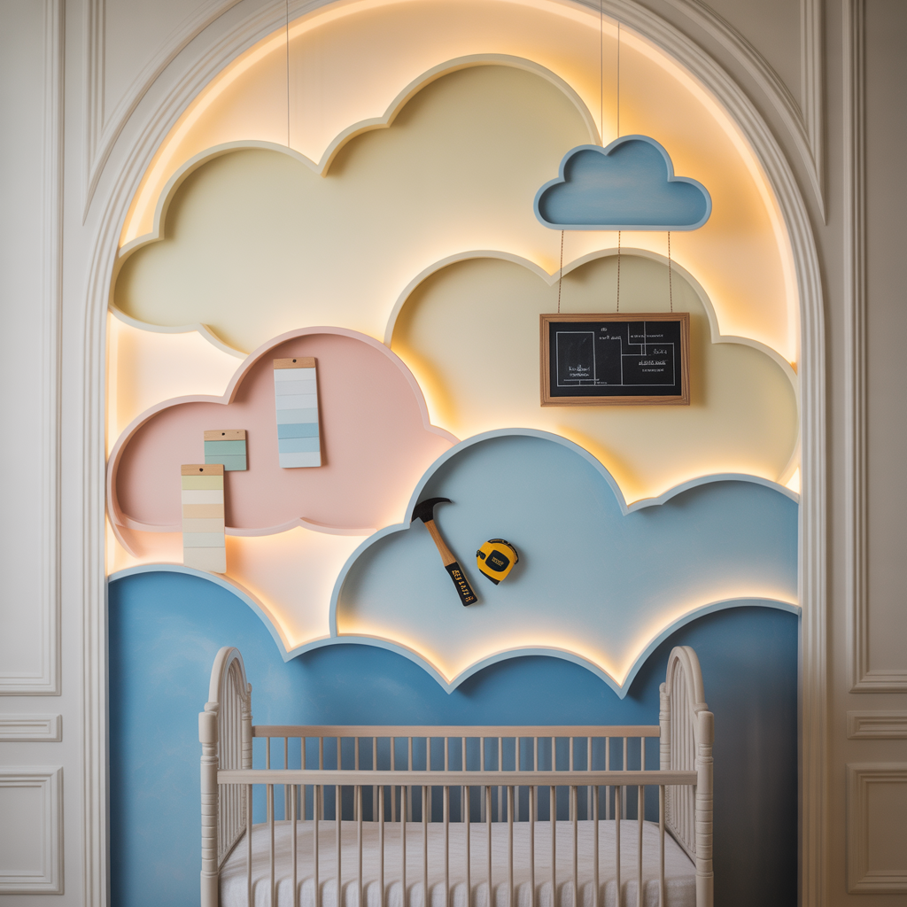 baby shower clouds ideas