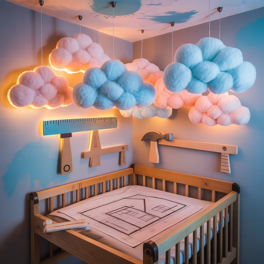 baby shower clouds ideas