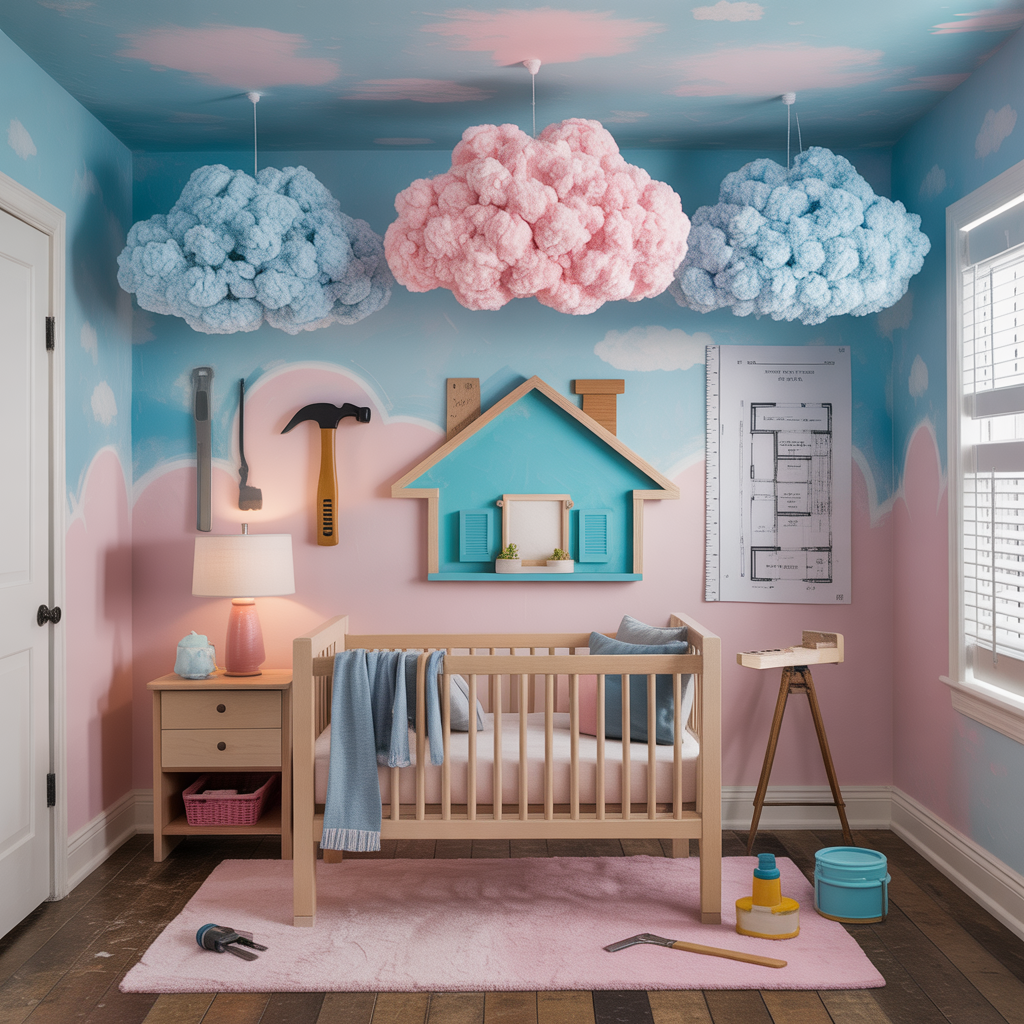 baby shower clouds ideas