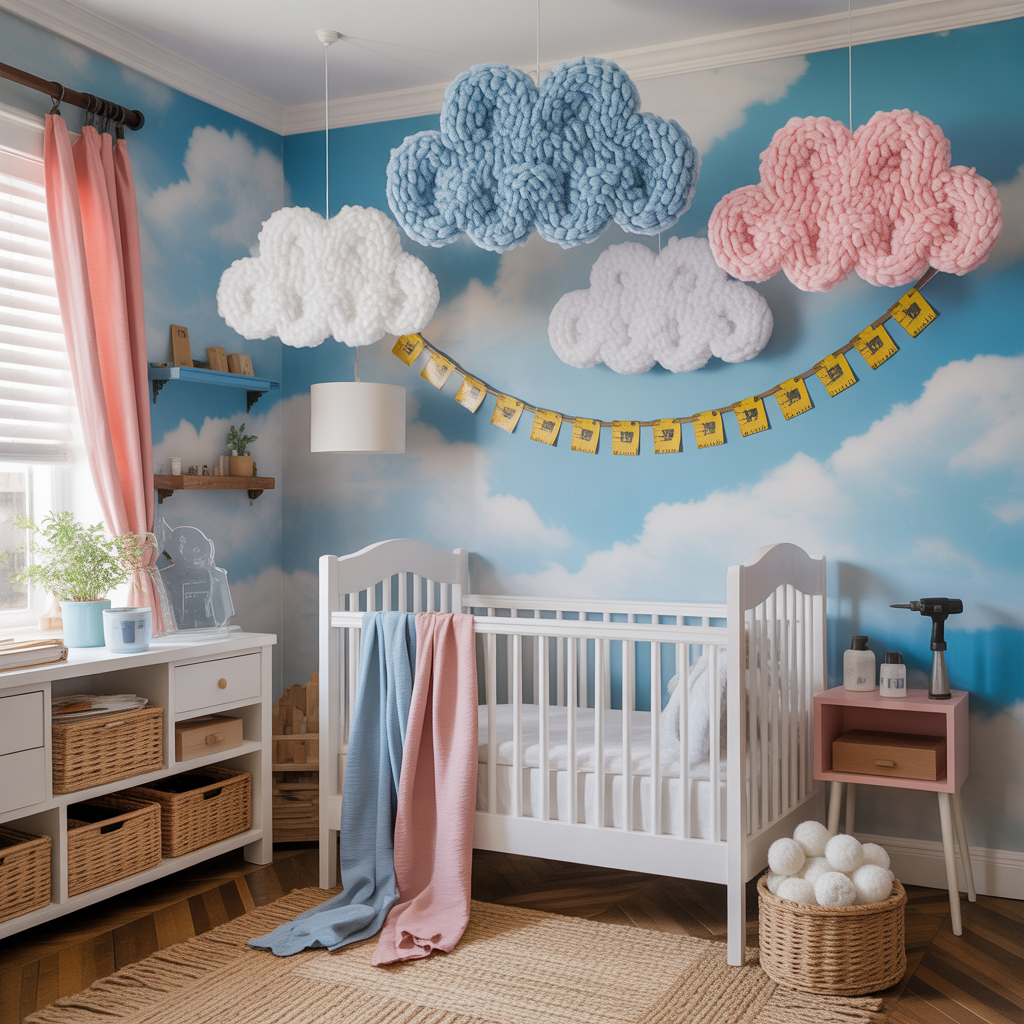 baby shower clouds ideas