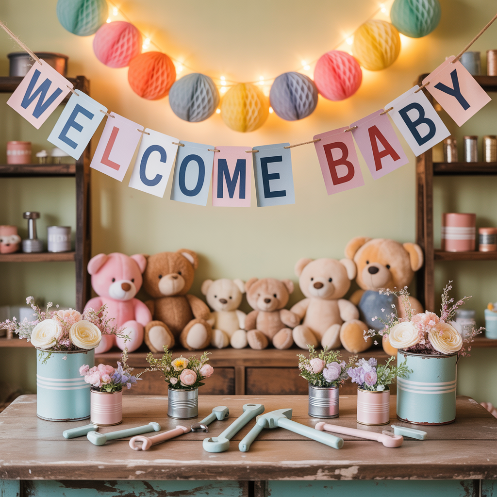 baby shower unique decoration