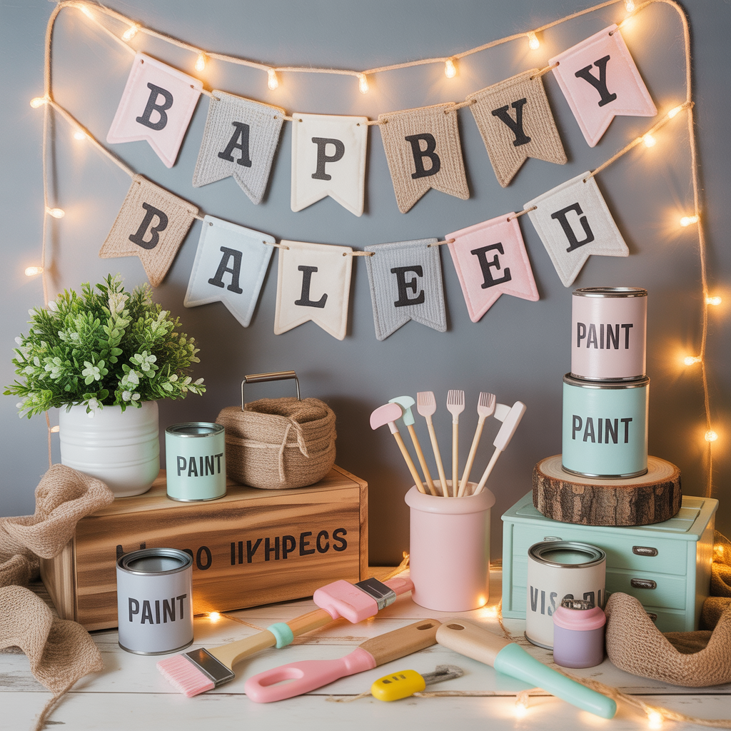 baby shower unique decoration