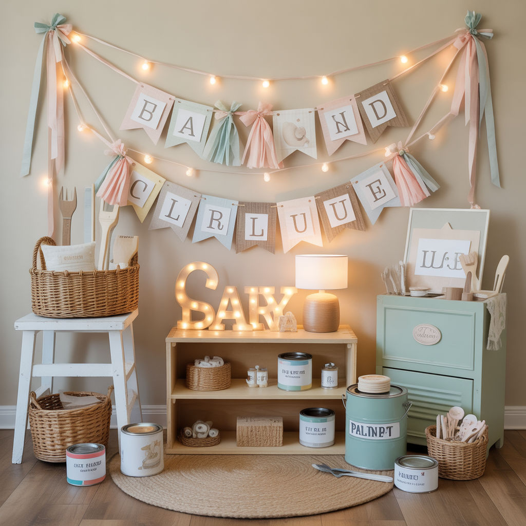 baby shower unique decoration
