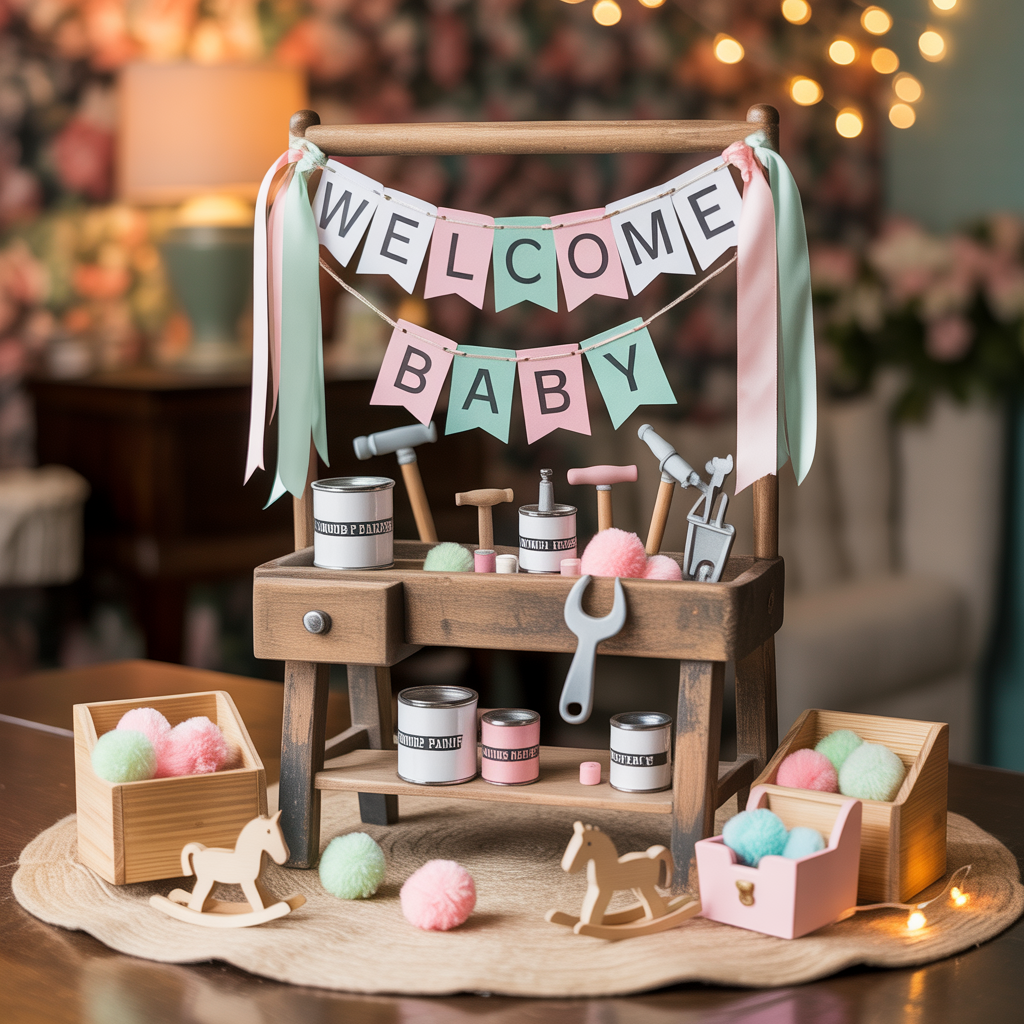 baby shower unique decoration