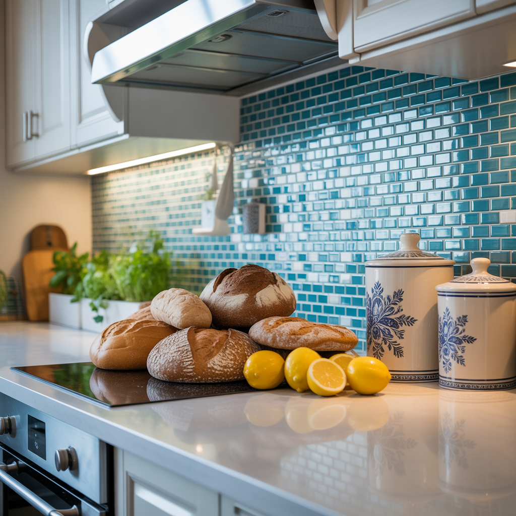 backsplash ideas for white cabinet kitchen