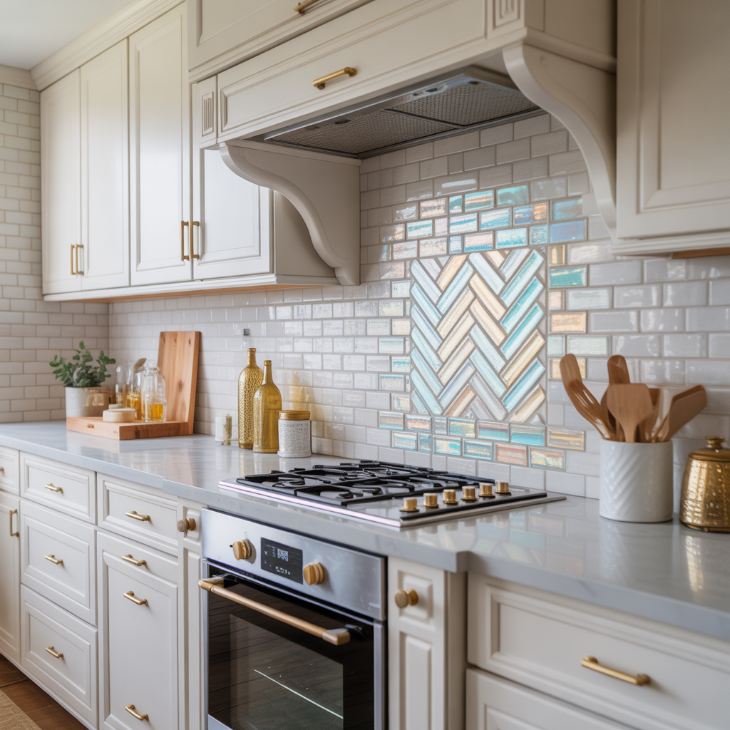 backsplash ideas for white cabinet kitchen