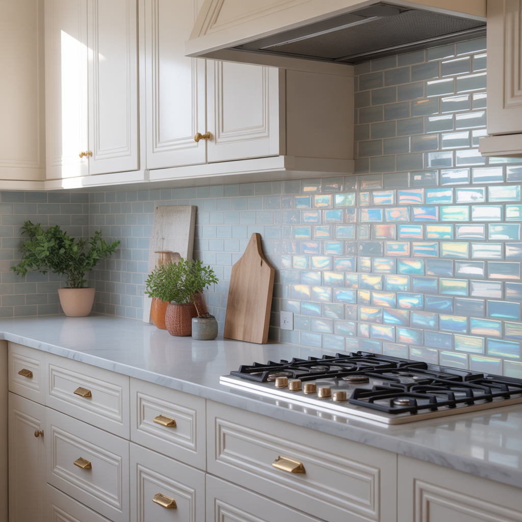 backsplash ideas for white cabinet kitchen