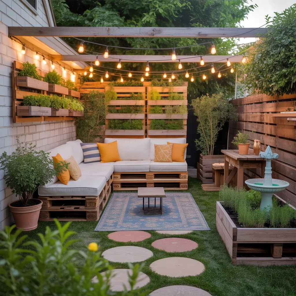 backyard makeover on a budget
