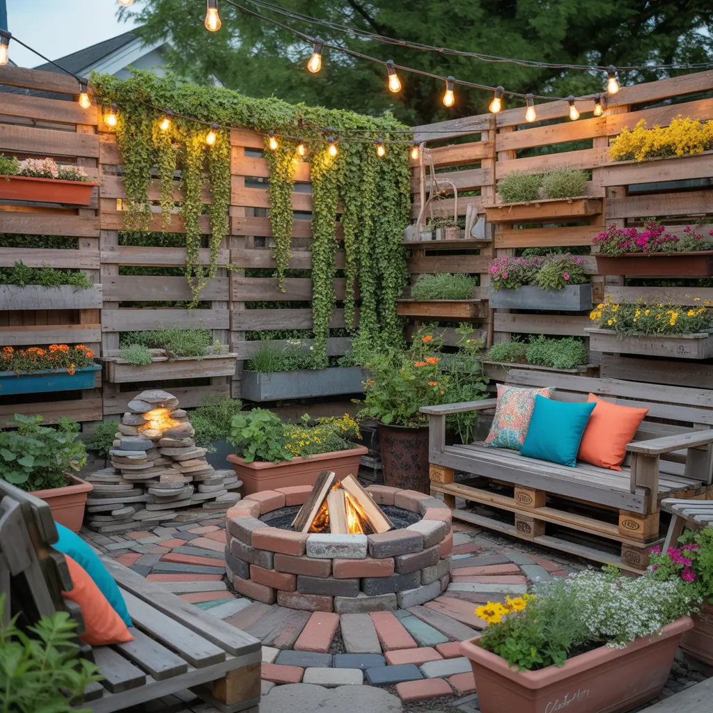 backyard makeover on a budget