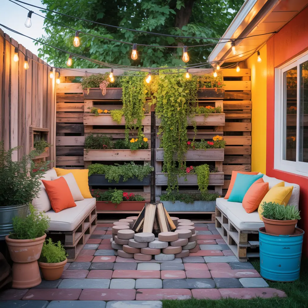 backyard makeover on a budget