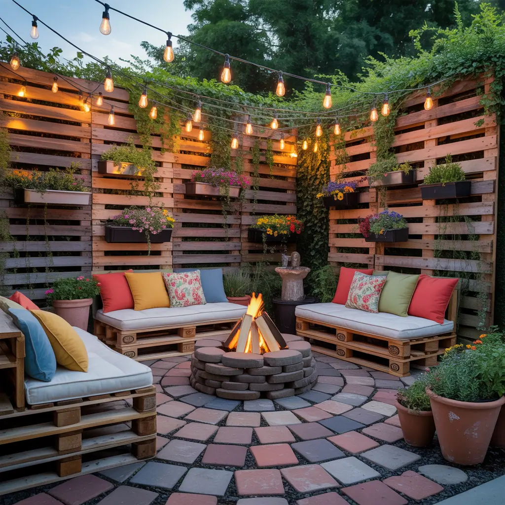 backyard makeover on a budget